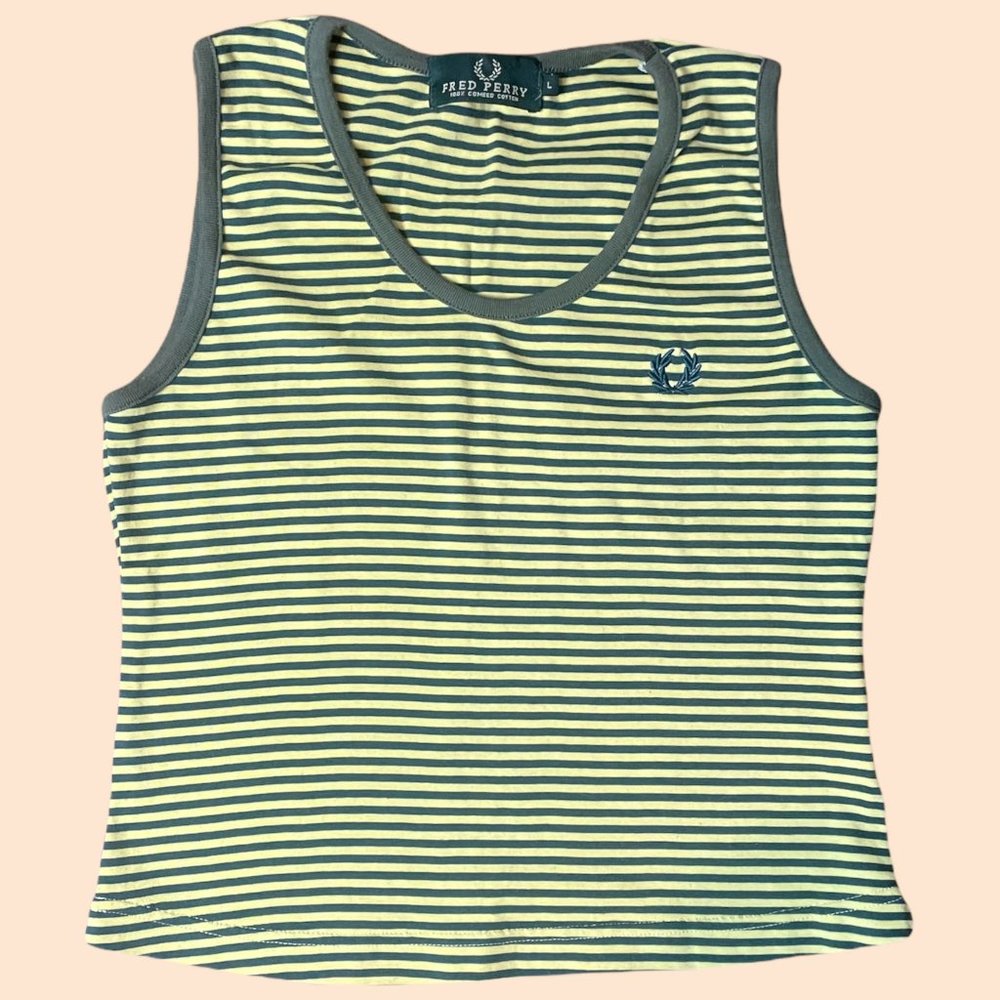 2 for $30 Fred Perry cropped tank top